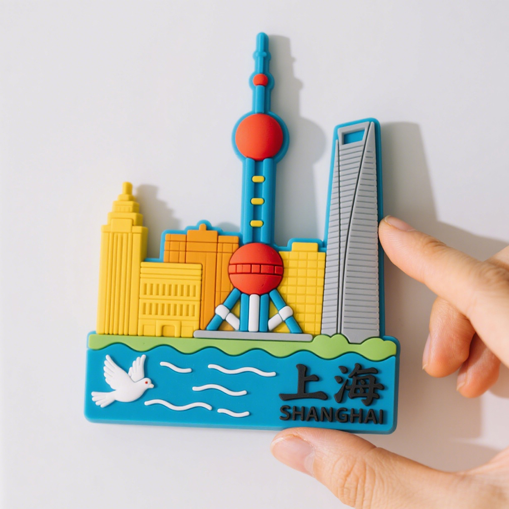Custom Logo World Cities Travel 3D Magnetic Tourism Souvenirs Tourist Souvenir Custom Fridge Magnet