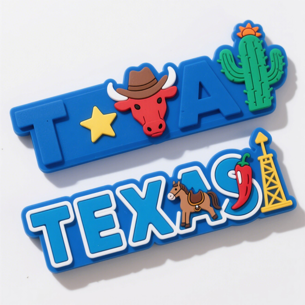 Custom Printed 3D Tourism Souvenirs Silicone Refrigerator Magnets Sticker Maker for Promotional Fridge Featuring Different