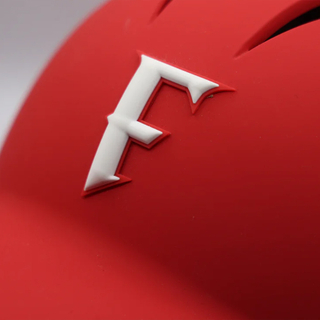 Solid 3D White PVC Rubber F Patches Adhesive Waterproof White PVC Rubber Patches for Children Teens' US Summer Winter Hats Caps