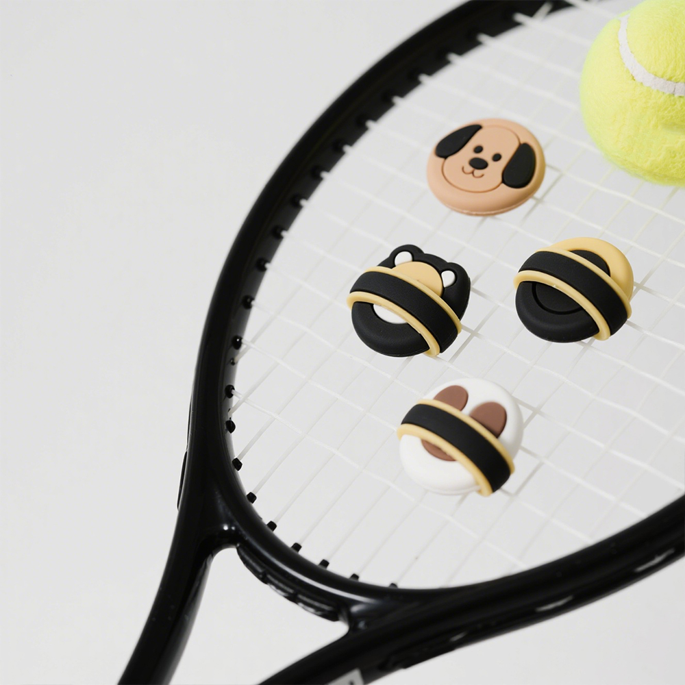 Promotional Custom Logo Silicone Tennis Racket String Vibration Dampener Custom Tennis Racket Dampener