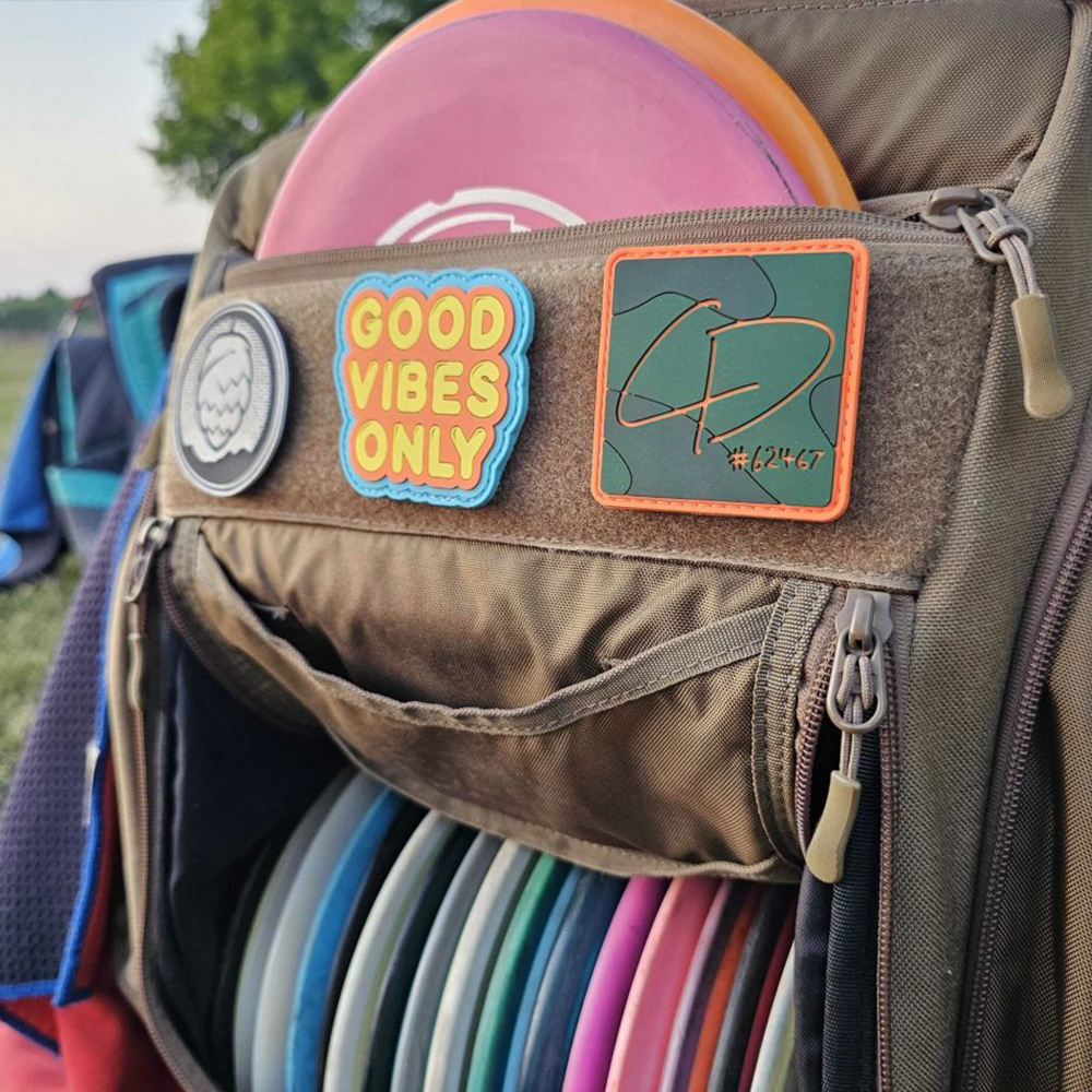 Custom Logo 3D Iron PVC Patches Rectangle Rubber Clothing Badge PVC Patch for Golf Bag Self-Adhesive Custom Appliques Gifts