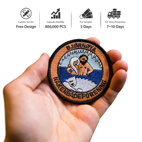 Clothing Patches Factory Price Custom Logo NATO Sew on Garment Woven Patches Embroidered Fabric PVC Canvas Sequins Custom Color