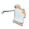 Custom Designer Private Name Iron on Heat Transfer 3D Rubber Embossed Golf Logo Soft PVC Silicone Patches for Clothing Accessories