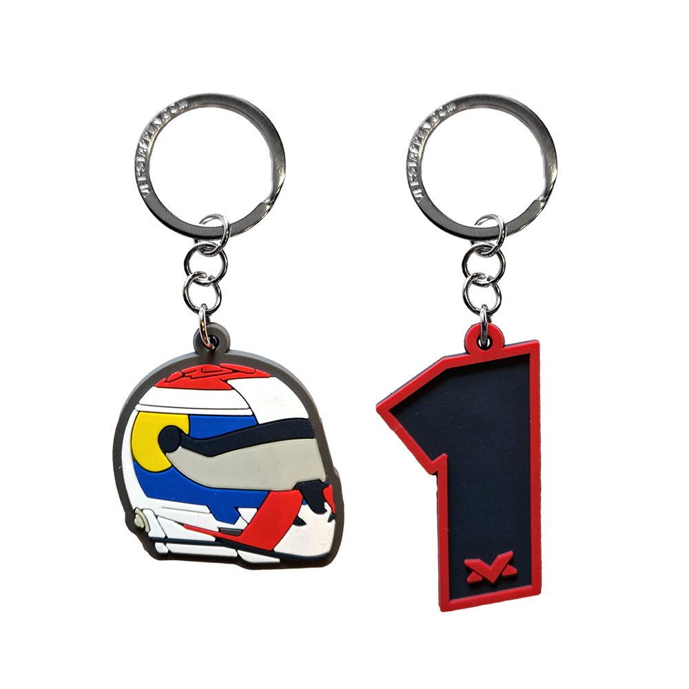Manufacturer Wholesale Custom 2D Soft PVC Rubber Car Logo Motorcycle Keychain Cool Key Ring Promotional Keychain in Bulk