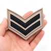 Direct Factory Custom Saudi Arabian Emblem Embossed Logo 3D Soft Rubber Badges Clothing Customizable Clothing Logos