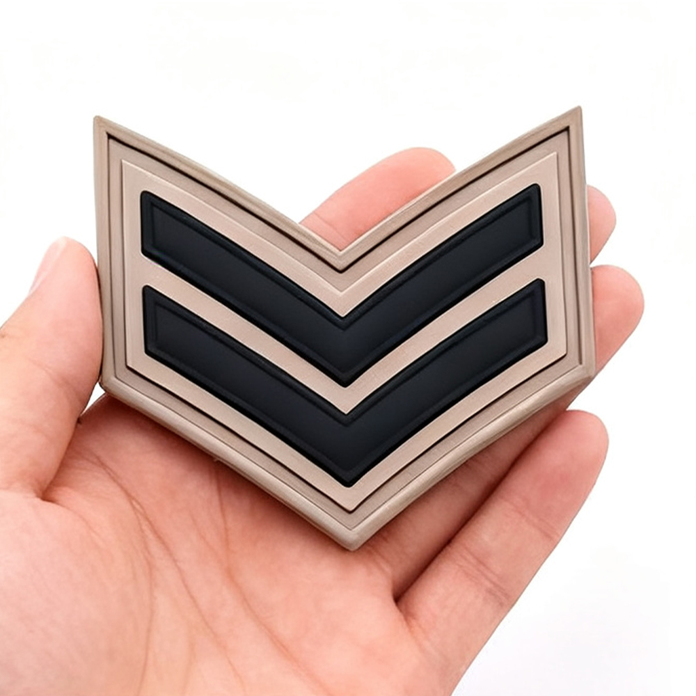 Direct Factory Custom Saudi Arabian Emblem Embossed Logo 3D Soft Rubber Badges Clothing Customizable Clothing Logos
