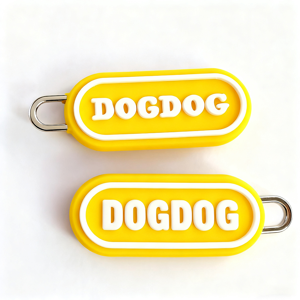 Custom Fashion Logo Pvc Rubber Zip Pullers Metal Accessories Nylon Zipper Sliders for Packaging Boxes for Small Business