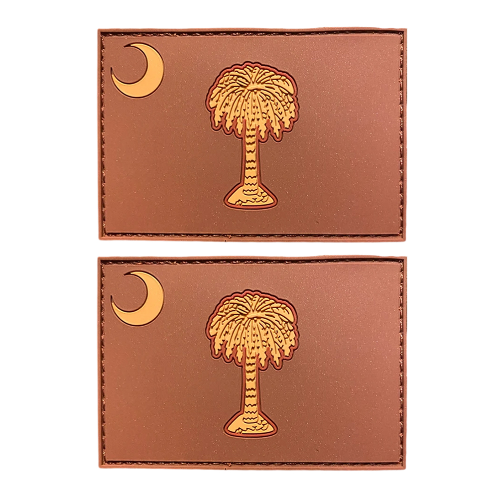 Fashion Design Soft PVC Patch Saudi National Day 2025 SRT GIPN Moon Tree View Pvc Patch