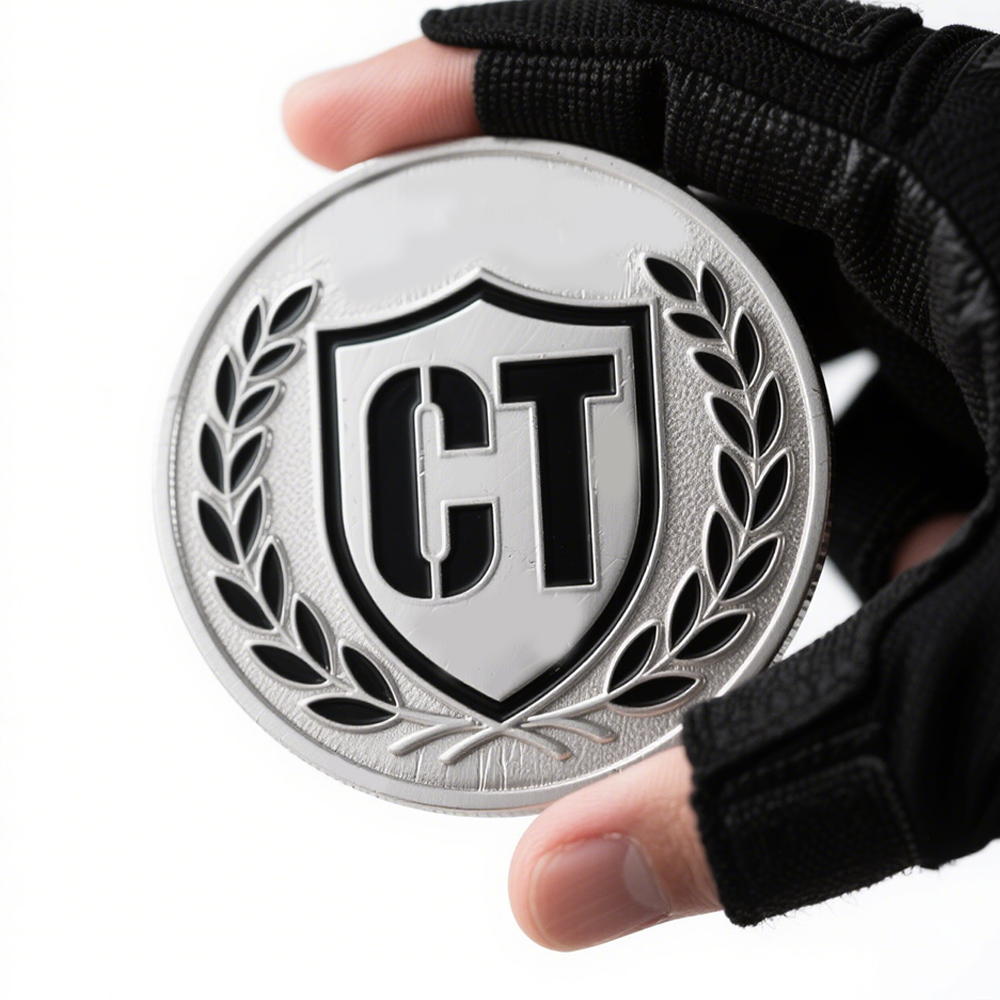 Custom High Quality Silver Plating Custom Challenge Coins Double Sided Design Coin Custom Nickel Coins