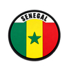 Custom Senegal Logo Heat Press Sew Iron on Rubber Badges Silicone Soft 2d 3d Rubber Pvc Patch