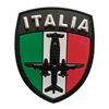 PVC Patch Custom Italian Airplane pilot Logo 3D Rubber Badge for Clothes/Cap/Hat/Backpack