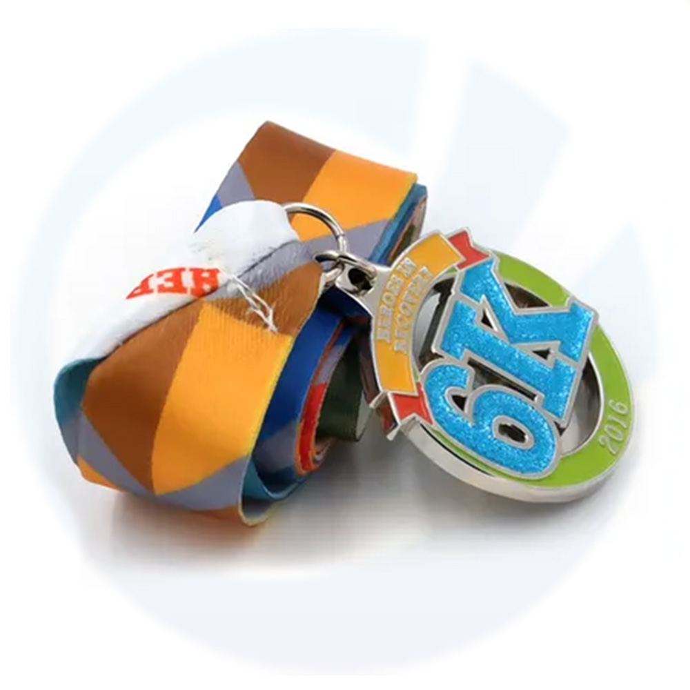 Marathon 6k Glitter Medal