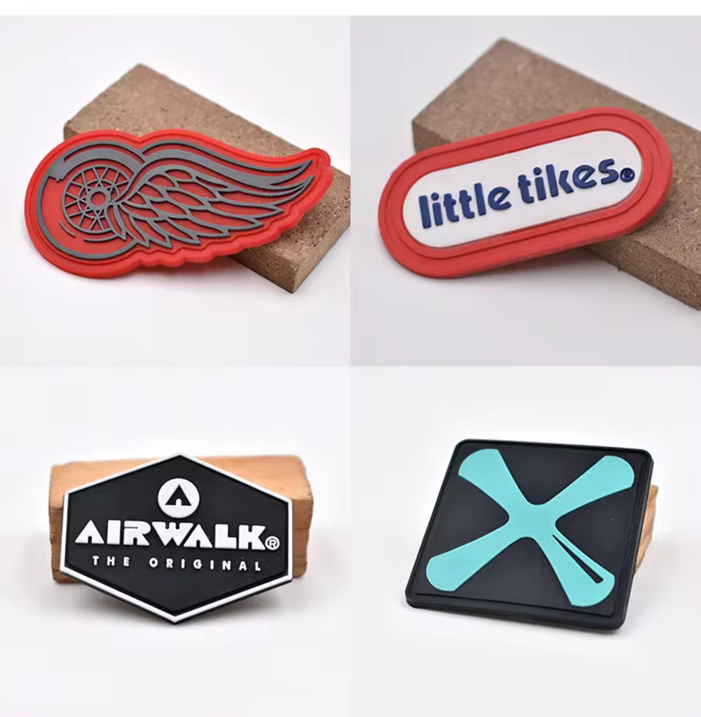 Low Price Custom Rubber PVC Silicon Patch Badge Patches For Clothing