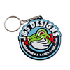 custom 2D design letter shape keyring
