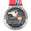 Dragon Boat Racing Kayaking Iron Man Triathlon Silver Medal Custom Factory