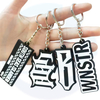 Customized national flag, national terrain shape, PVC soft rubber keychain
