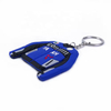 Road Racing Sports Car Rider Biker Driver Formula 1 Clothing PVC Keychain 