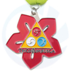 Enamel logo triathlon sports medal custom factory