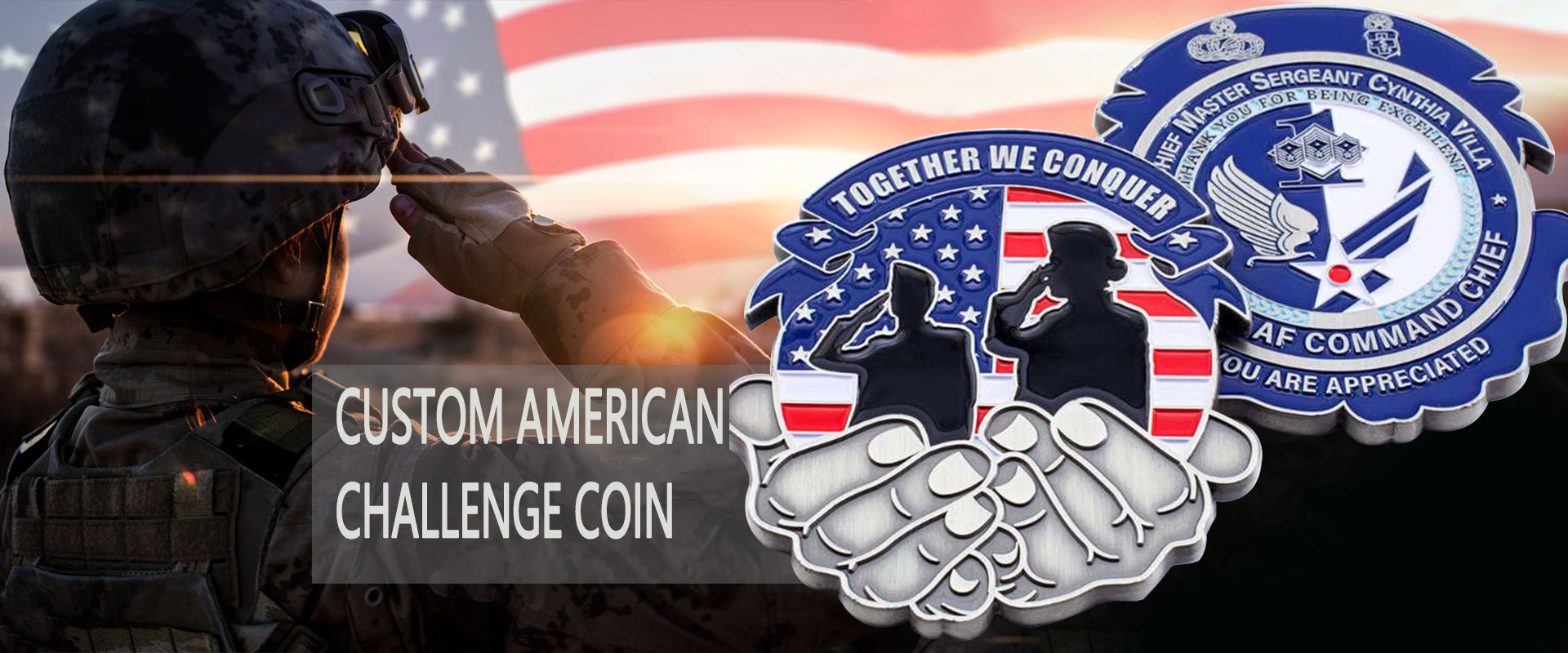 custom American challenge coin