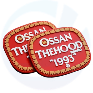 Good quality custom 3D pvc rubber label