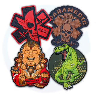 Custom Tactical Gear Uniform Silicone Patches 