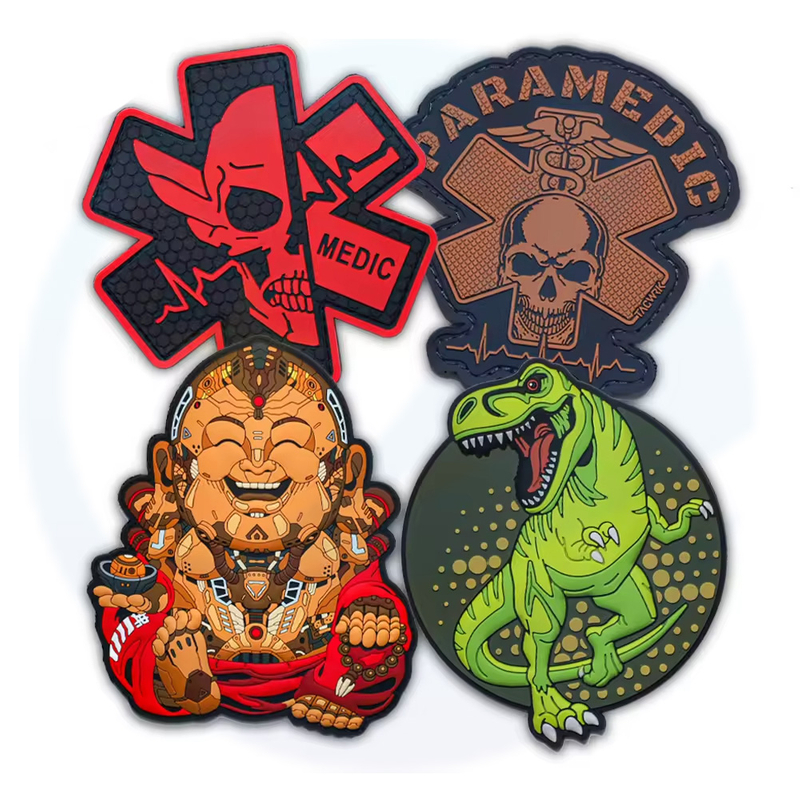 Custom Tactical Gear Uniform Silicone Patches 