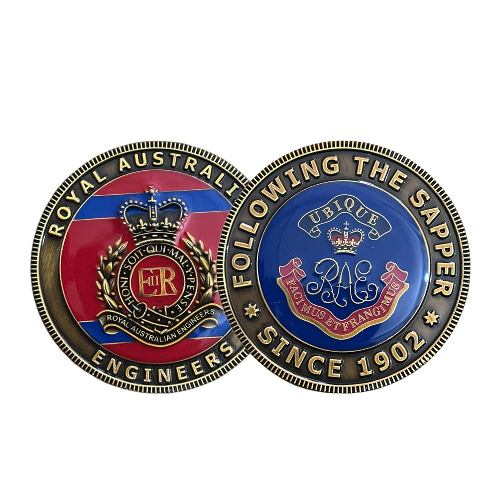 Australia Aviation Challenge Coin Custom 3D Soft Enamel Coin for Commemorative and Collectible Use
