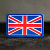 Custom United Kingdom Flag PVC Patch – 3D Soft Rubber Velcro Patch for Backpack Jacket or Outdoor Gear