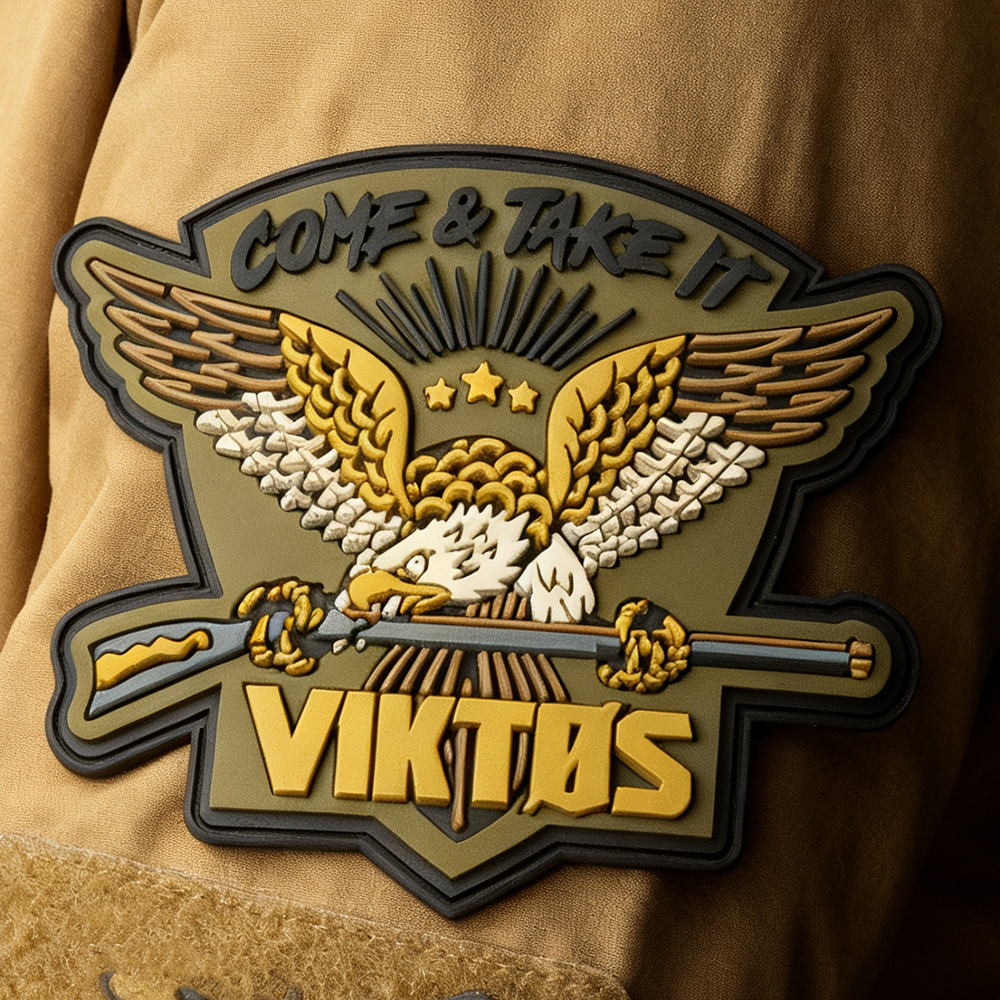 Custom Australian Long Rifle Moralpha PVC Patch 3D Rubber Emblem for Airsoft Tactical Gear and Collectors