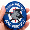 Custom Canada Toothy Goose FAFO PVC Patch – 3D Soft Rubber Morale Badge with Hook & Loop Backing