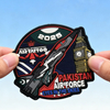 Pakistan Flight Crew Gear Patch PVC 3D Raised Detail Hook Loop