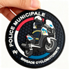 Custom 3D PVC Motorcycle Club Patch Soft Rubber Badge with Hook and Loop Backing for Jackets Bags and Rider Gear