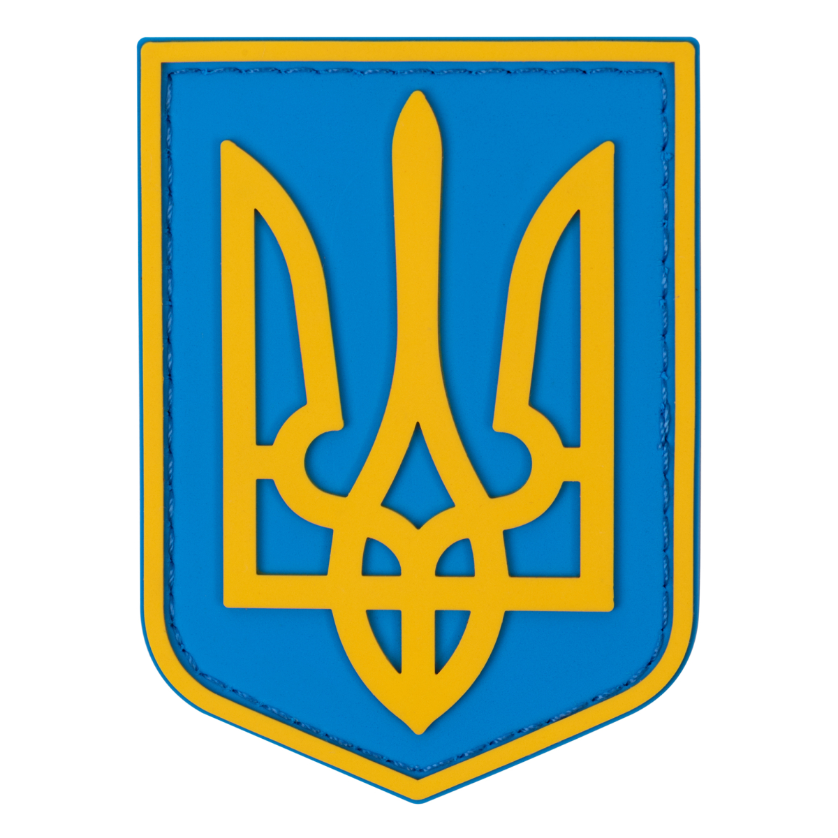 Ukrainian Flag PVC Patch Waterproof Rubber Emblem for Outdoor Gear