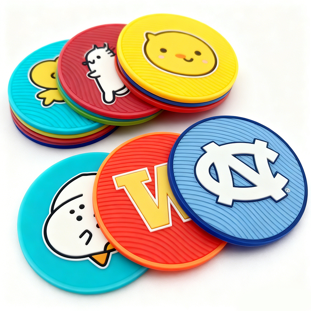 Restaurant Hotel PVC Coaster Bar Beer Glass PVC Coaster Mat Custom Coffee Cup PVC Coaster for Drinks