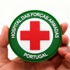 Custom Brazilian Armed Forces Hospital PVC Patch 3D Soft Rubber Badge with Hook and Loop Backing