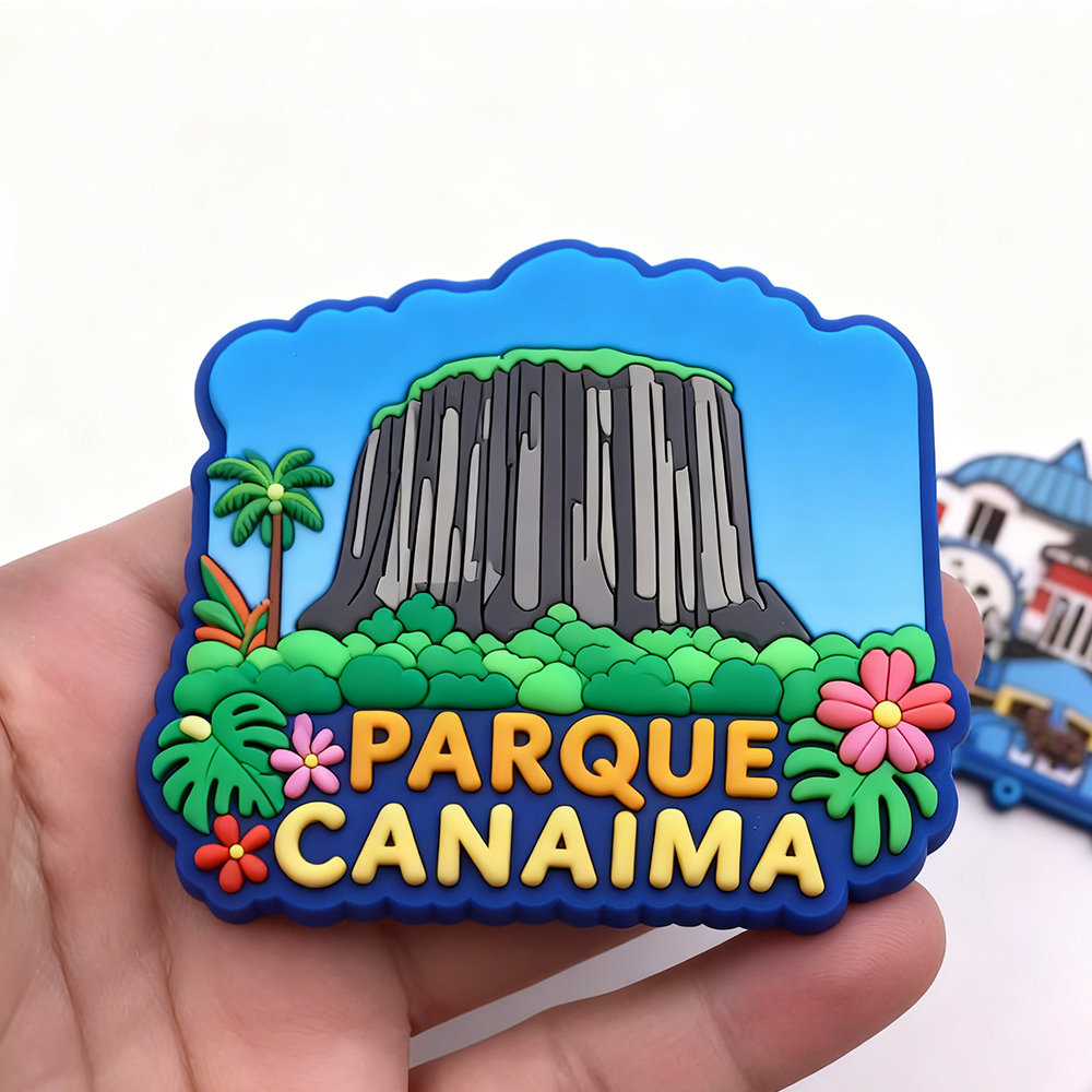 Soft PVC Fridge Magnet Cartoon Magnetic American Venezuelan Magnet Custom