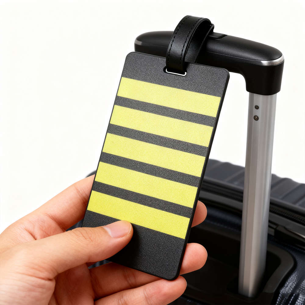 New PVC Pilot Luggage Tag 3D Soft Country Name Printed Luggage Bag Name Tag Travel Accessory Suitcase ID Tags