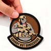 Funny “Chubby But Dangerous” PVC Patch Custom Soft Rubber Badge with Hook & Loop Backing for Jackets Bags Hats