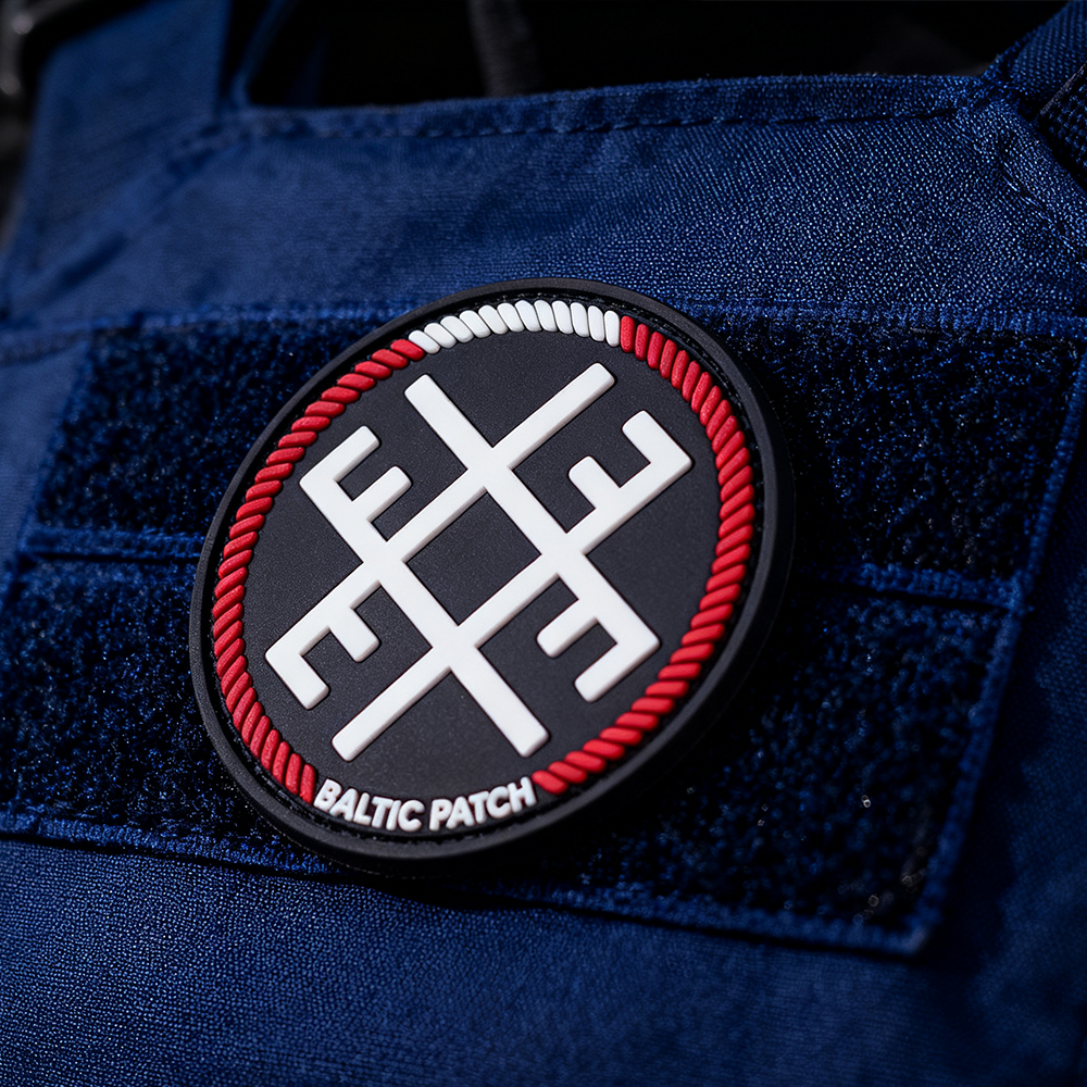 Custom Baltic PVC Patch 3D Soft Rubber Emblem for Jackets Bags Airsoft and Travel Collections