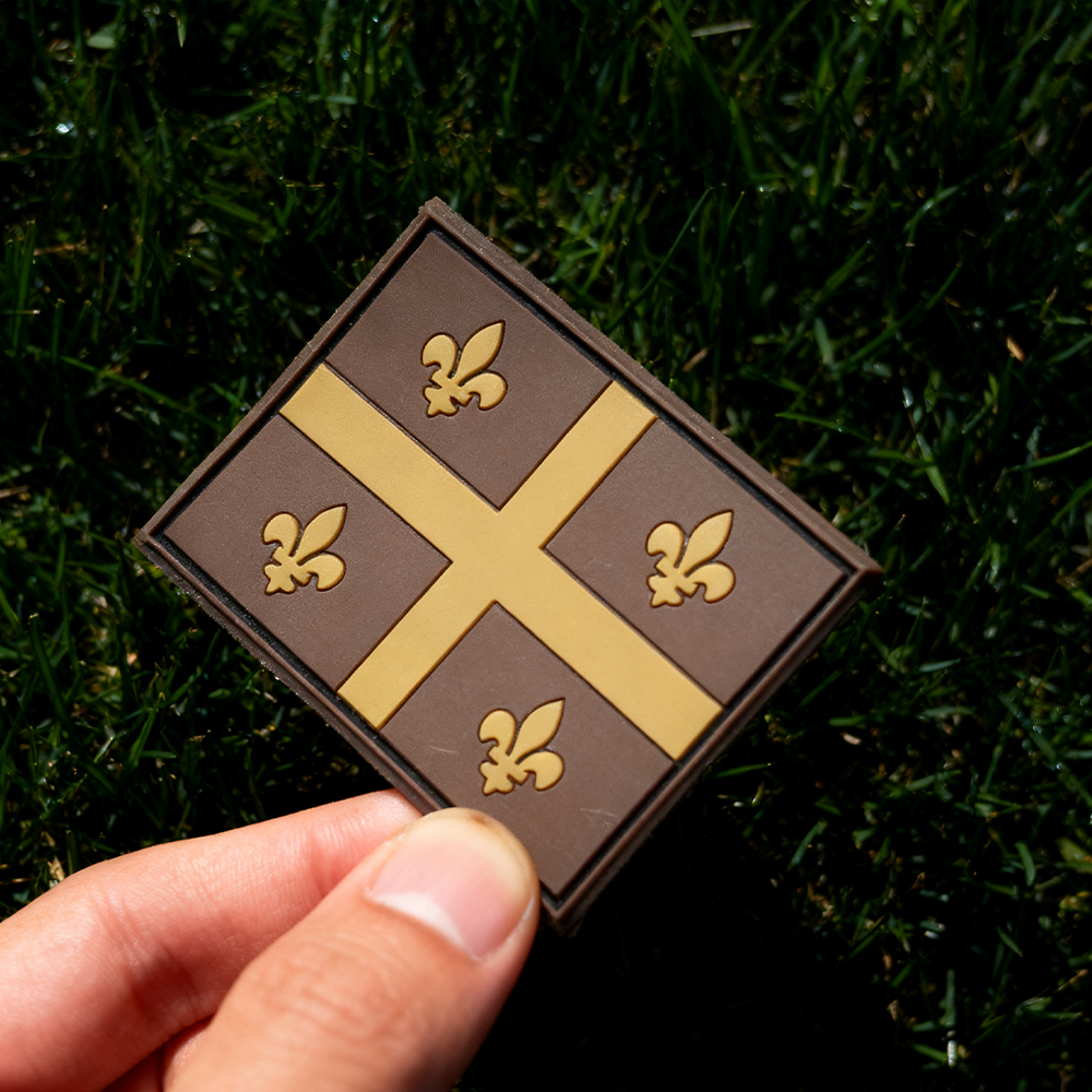 Custom Quebec Tactical PVC Patch 3D Soft Rubber Badge with Hook and Loop for Jackets Backpacks and Gear