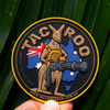 Custom Australian Federation Guard PVC Patch – 3D Rubber Emblem with Hook and Loop Backing