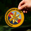 Custom Australian Federation Guard PVC Patch – 3D Rubber Emblem with Hook and Loop Backing