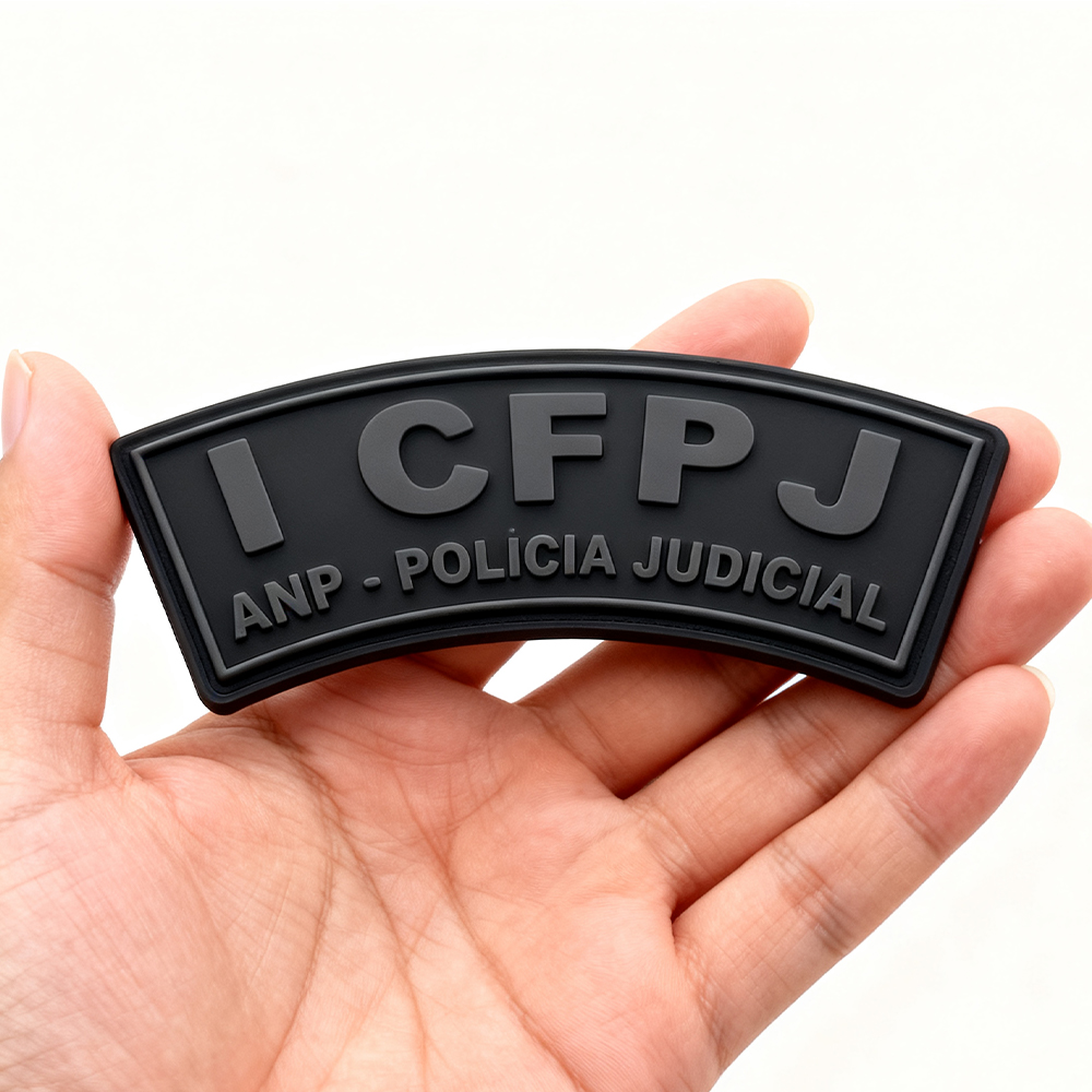 Brazil State Investigation Group PVC Badge Patch Collection Embossed Soft Rubber Kit Hook Fastener