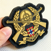 Custom Brazilian Infantry Sniper Patch 3D Soft PVC Rubber Emblem with Hook and Loop for Jackets and Backpacks