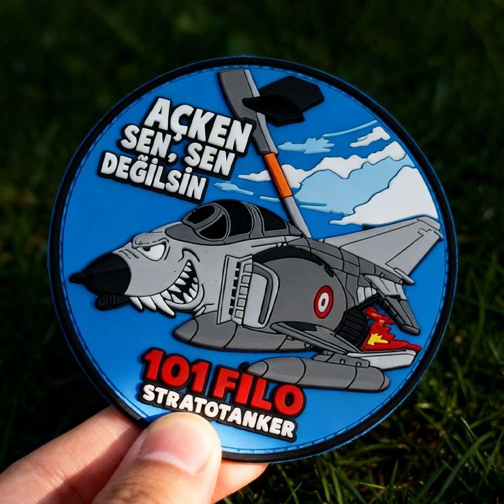 Pakistan Aviation Wing Morale Style PVC Patch Weatherproof Rubber Emblem