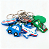 Popular Rubber Keychain Soft Pvc Custom Embossed 3d logo Colorful