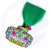Texas personalized own design Fiesta medallion necklace medallas short ribbon carnival metal award orden Medal of Honor Texas