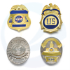 High quality personalized custom metal zinc alloy embossed 3d enamel security badge