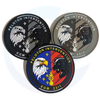PVC French Morale Patch Making Machine Customized Sew On Embossed Rubber Patch For Backpack