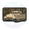 UKRAINIAN BRADLEY coyote Ukrainian Morale Patch ARMY MILITARY Tactical PVC 3D